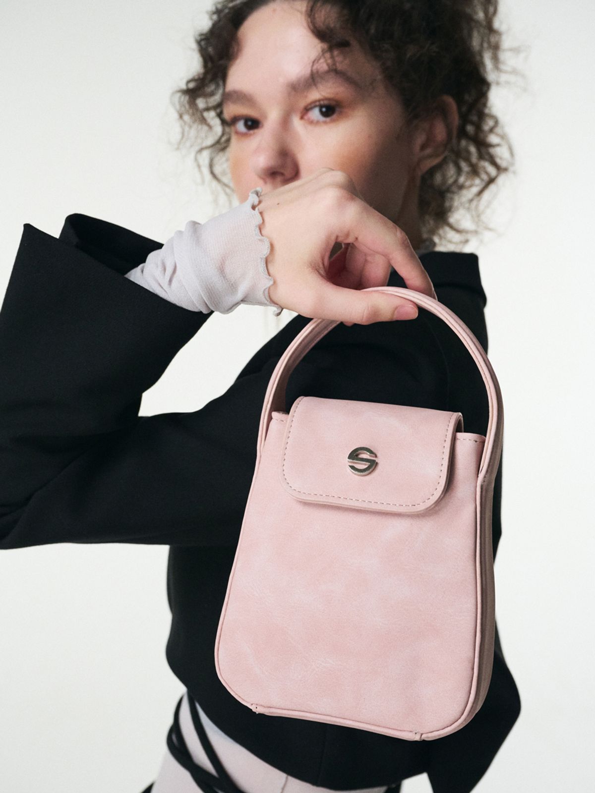 세미코드(SEMICODE) lottie bag_vintage pink