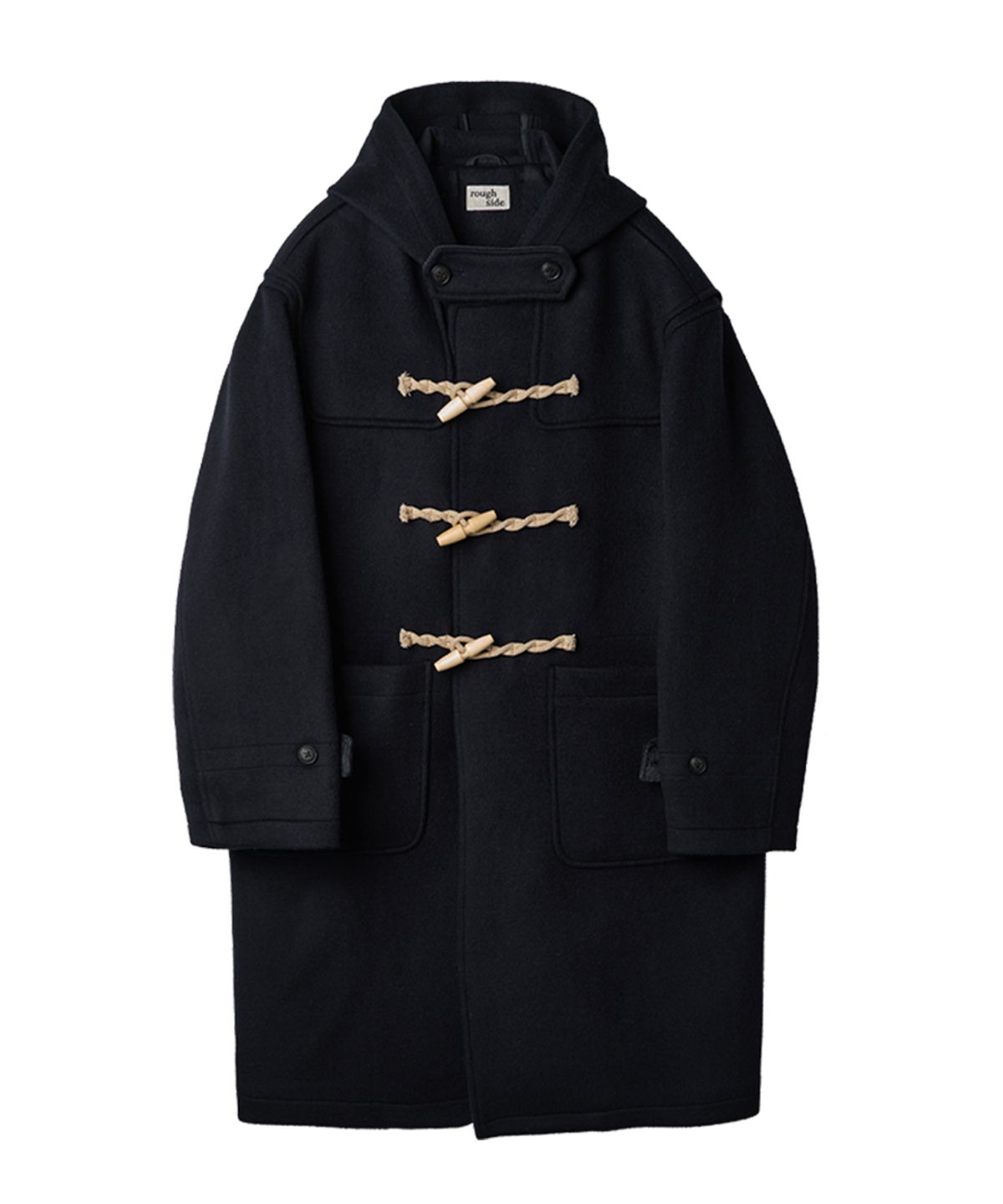 러프사이드(ROUGHSIDE) Duffle Coat Navy