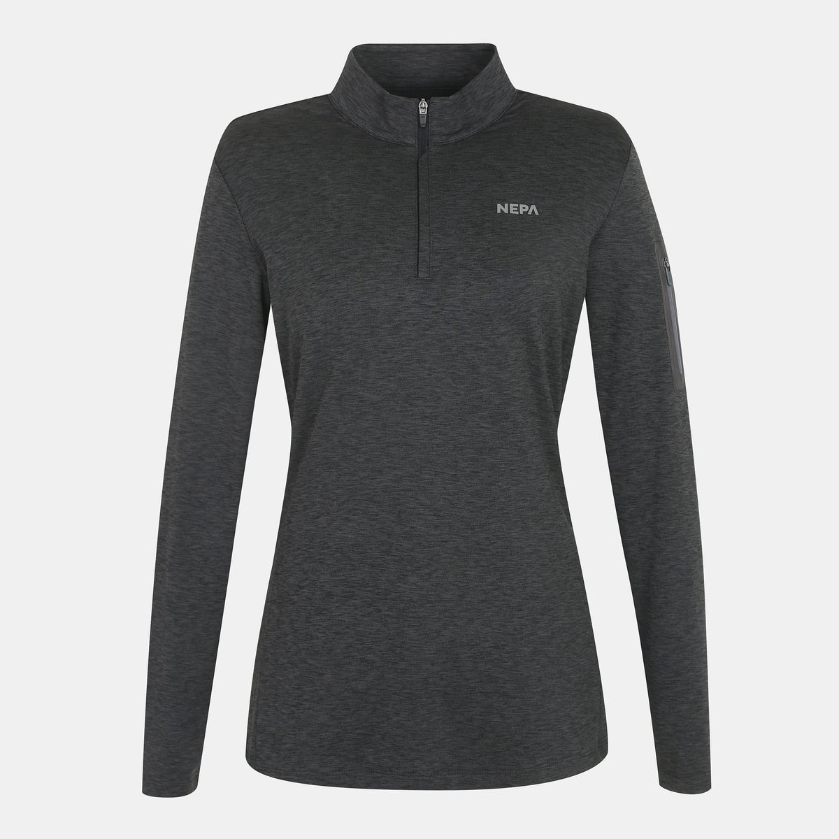 네파(NEPA) 7I65402 여성 까르비코 멜란지 집업 티셔츠