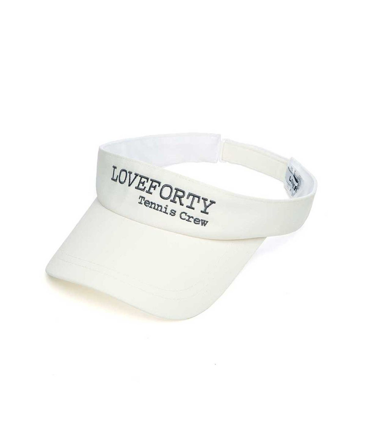 러브포티(LOVEFORTY) TENNIS CREW SUNCAP IVORY