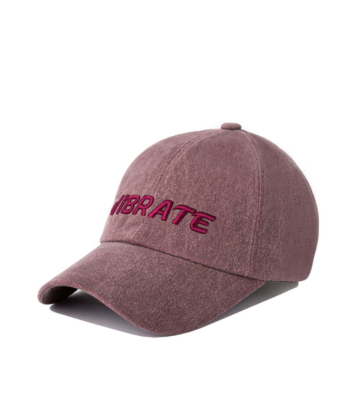 바이브레이트(VIBRATE) VIBRATE - NIRVANA PIGMENT WASHING BALL CAP (WINE)
