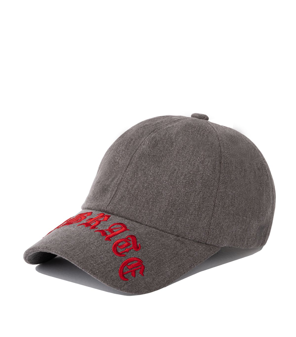 바이브레이트(VIBRATE) BLACK LINE- EYEBROWS OF A WOLF BALL CAP (GRAY)