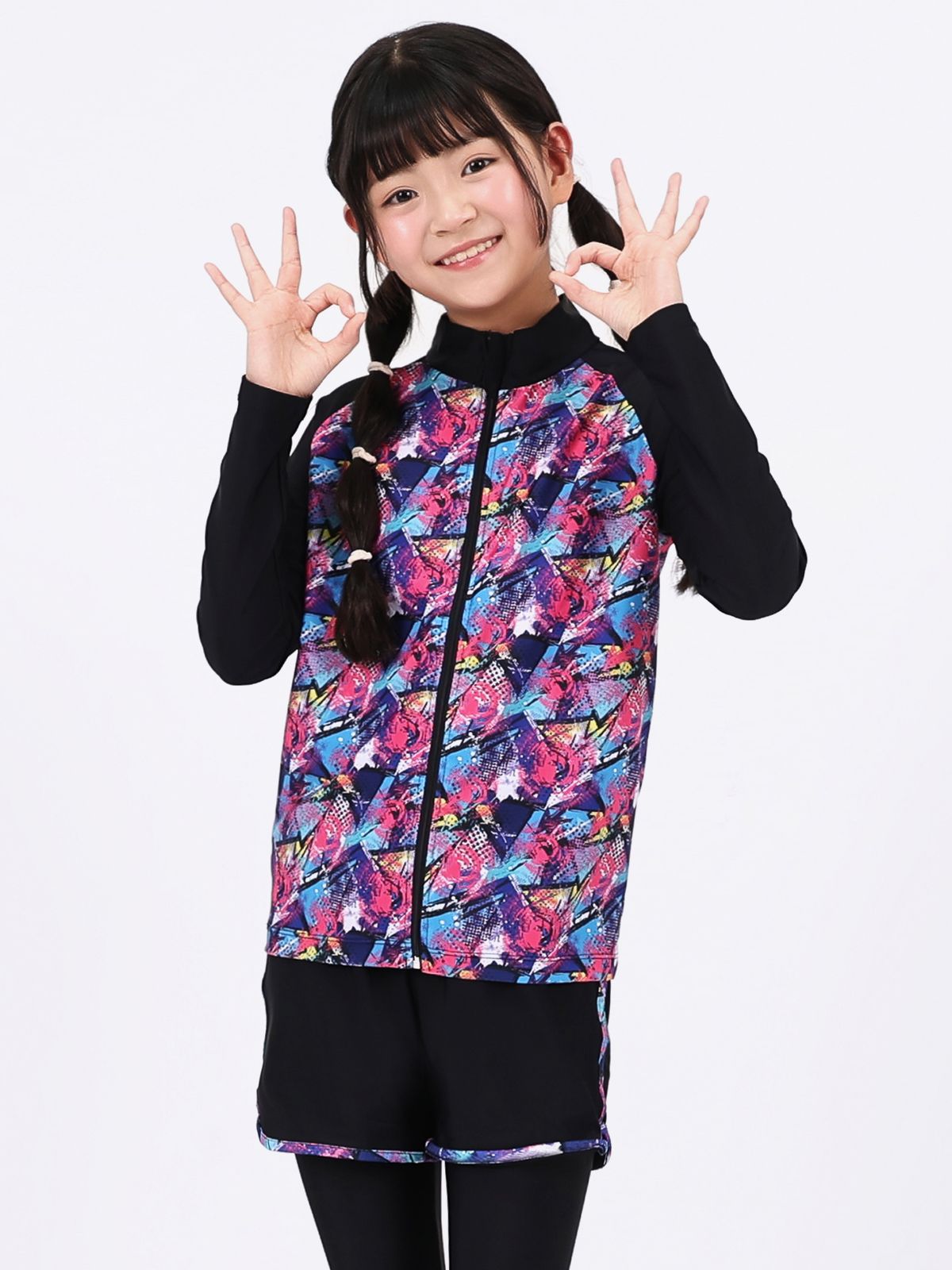 아쿠아티카 키즈(AQUATICA KIDS) 아동 래쉬가드 집업 AQA335 스판수모3종세트