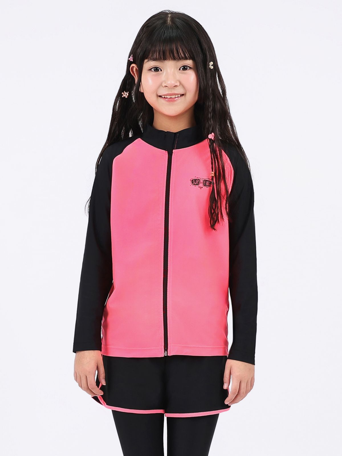 아쿠아티카 키즈(AQUATICA KIDS) 아동 래쉬가드 집업 AQA336 스판수모3종세트