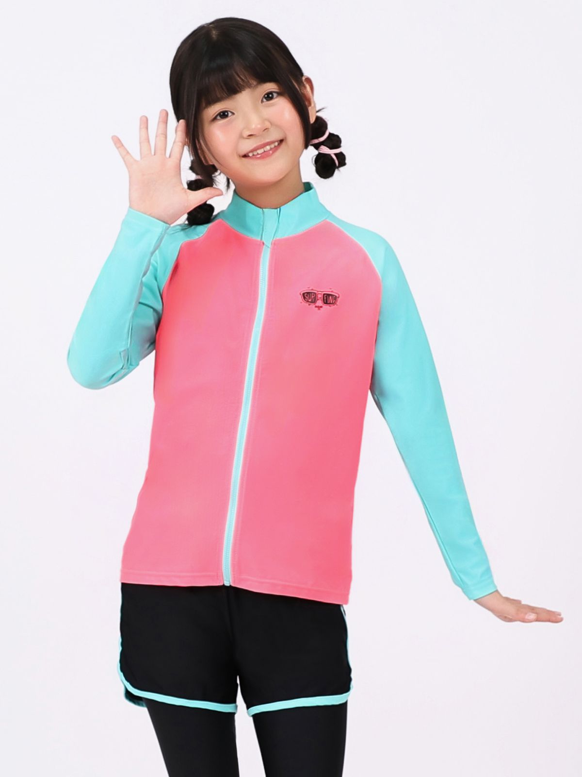 아쿠아티카 키즈(AQUATICA KIDS) 아동 래쉬가드 집업 AQA338 스판수모3종세트