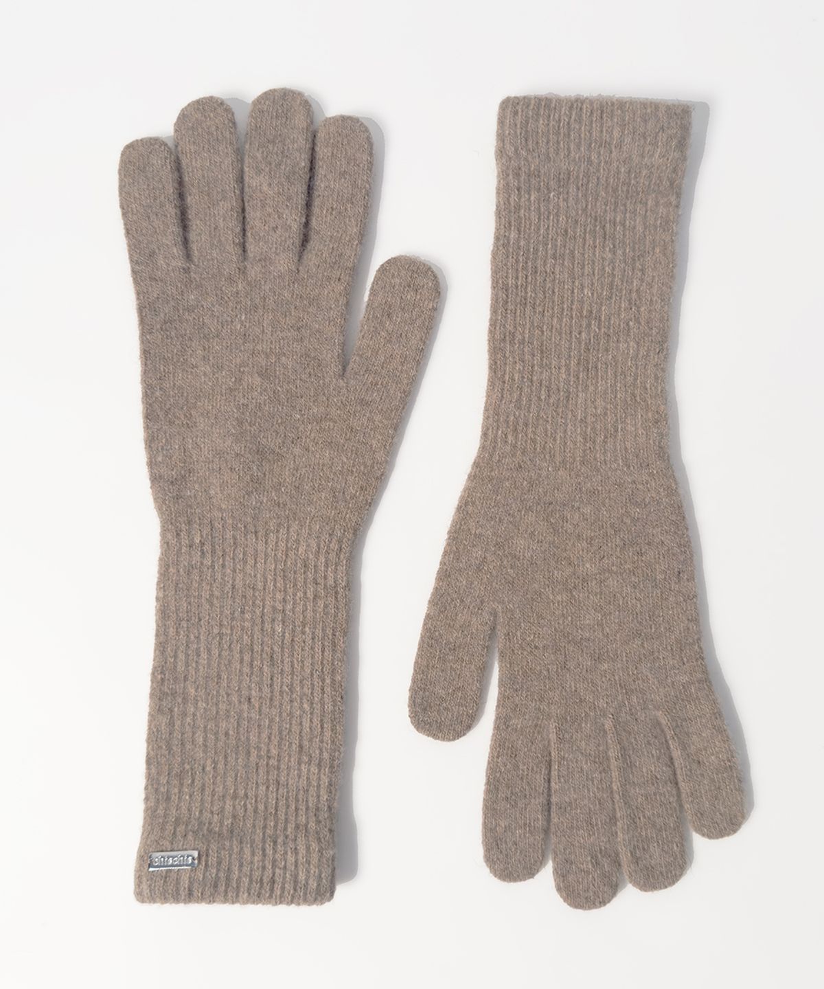 치스치스(CHISCHIS) SIMPLE LONG GLOVES [DEEP BEIGE]