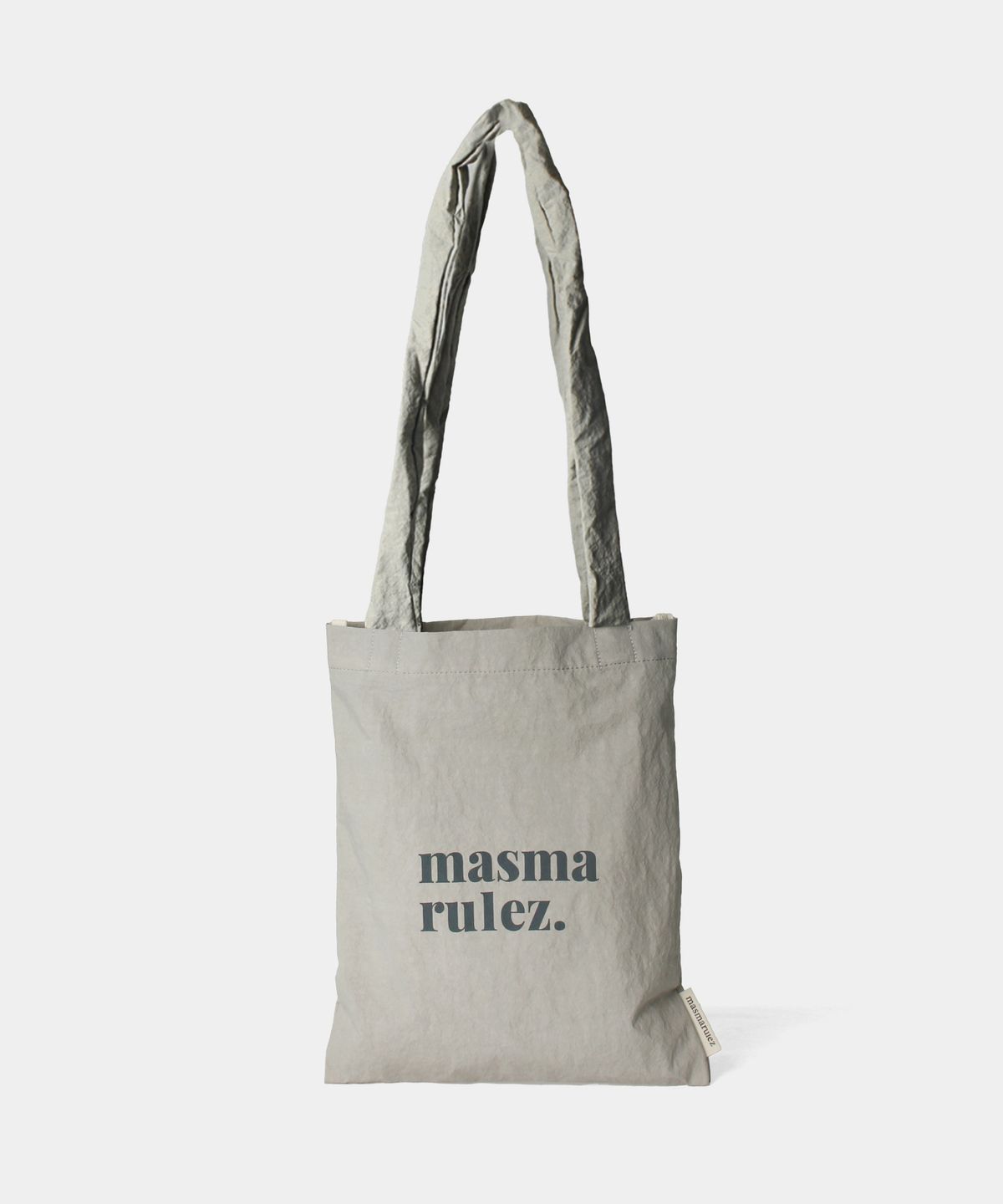 마스마룰즈(MASMARULEZ) Shirring eco bag _ Gray