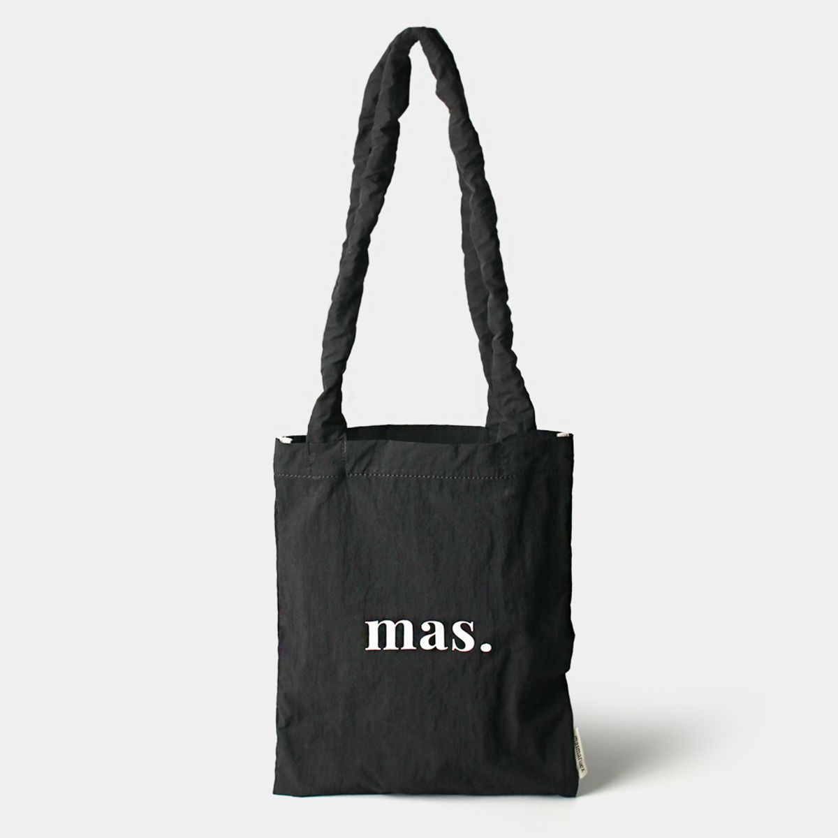 마스마룰즈(MASMARULEZ) Shirring eco bag _ Black