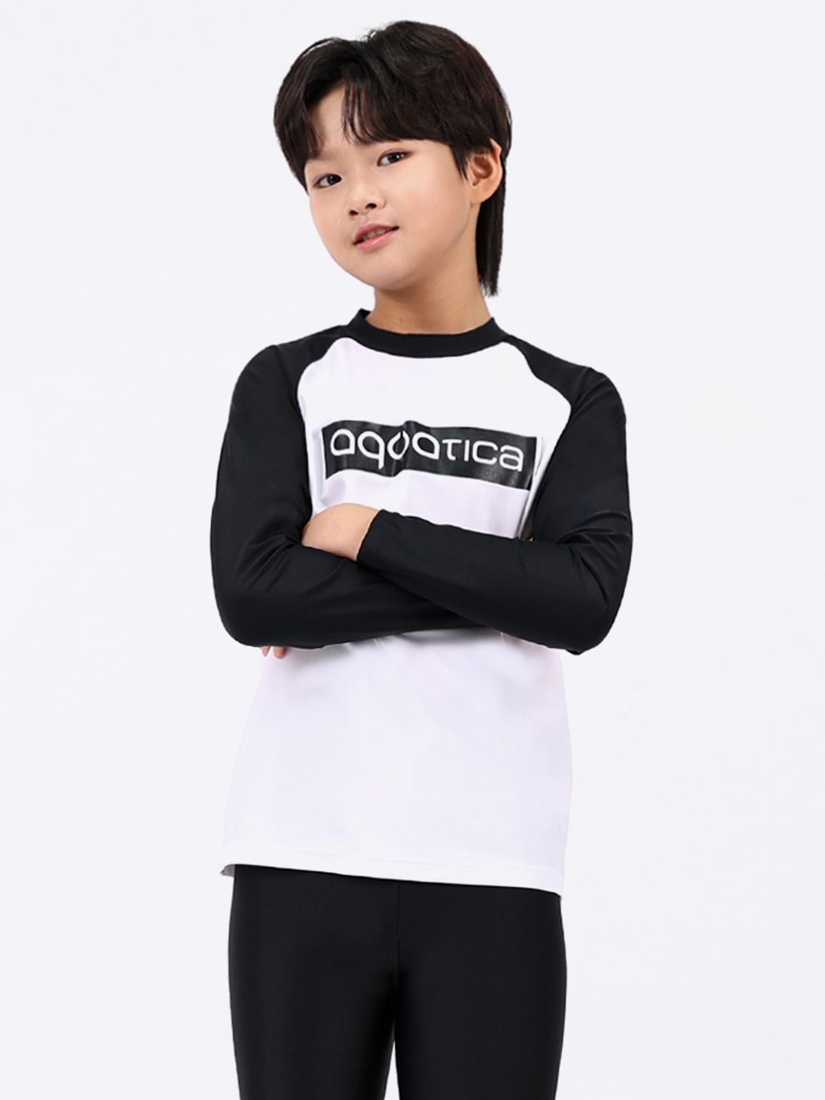 아쿠아티카 키즈(AQUATICA KIDS) 아동 래쉬가드 AQA341 스판수모3종세트