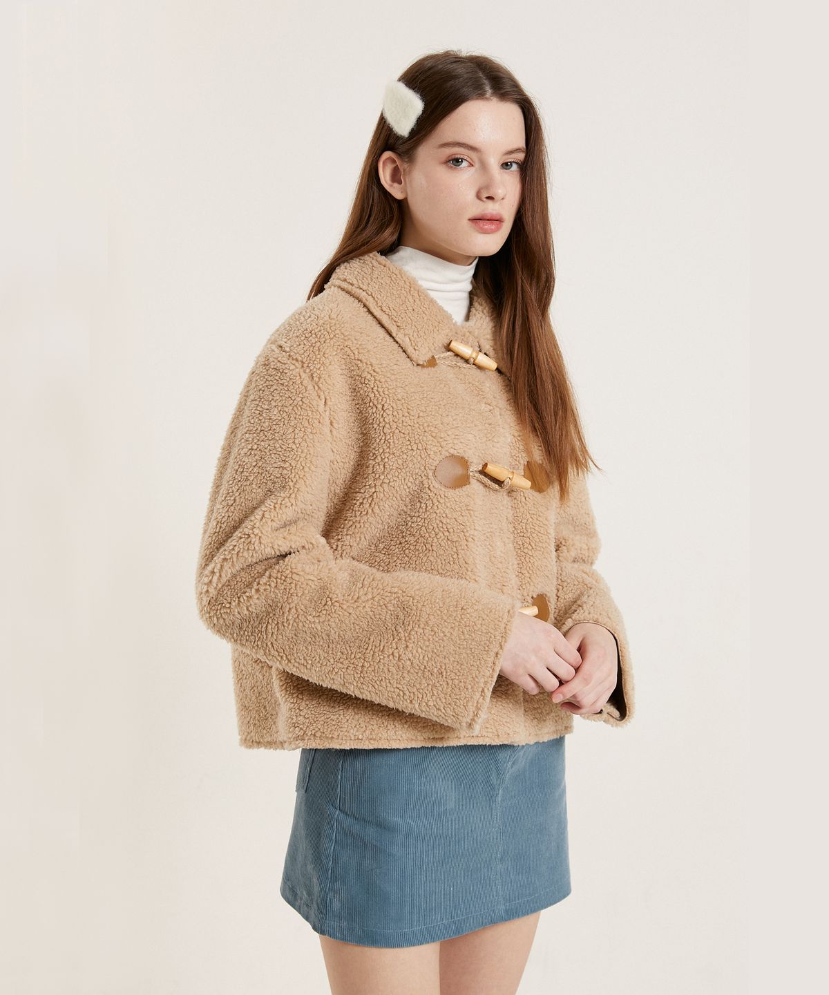 핑크파인애플(PINK PINEAPPLE) DUMBLE DUFFLE JACKET_BEIGE