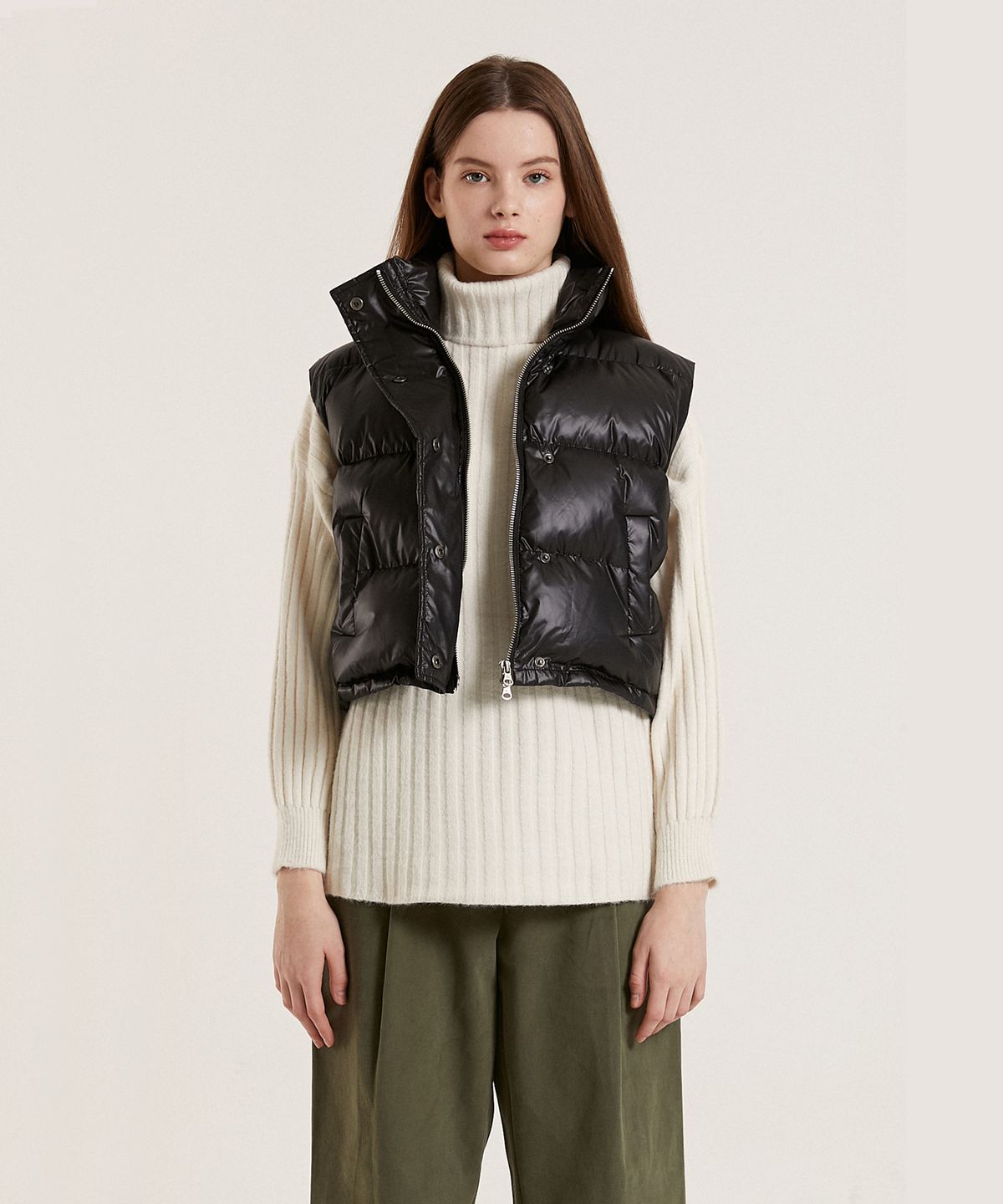 핑크파인애플(PINK PINEAPPLE) AIR POCKET VEST_BLACK