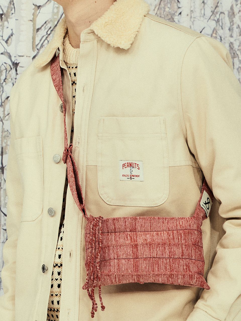 【JOSEPH&STACEY】 Lucky Pleats Knit Cross S Bohemian (All) MUSINSA | JOSEPH AND STACEY Lucky Pleats Knit Cross S