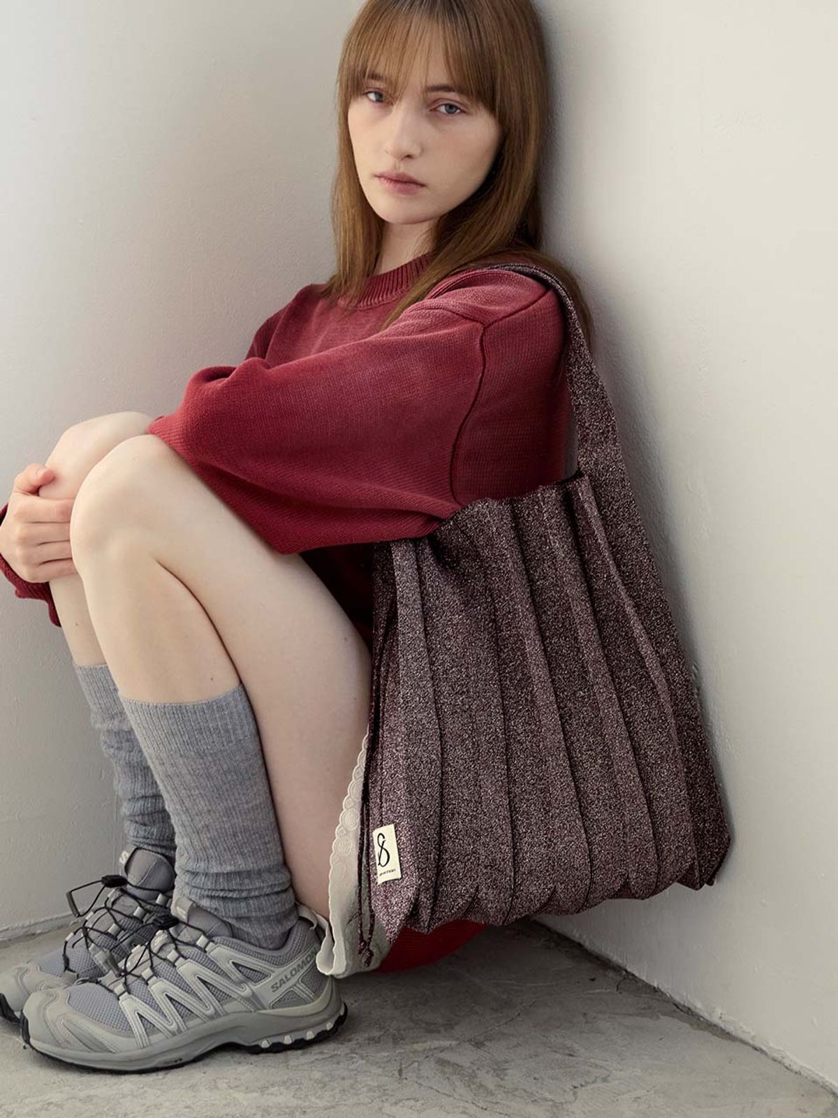 조셉앤스테이시(JOSEPH&STACEY) Lucky Pleats Knit L Starry (ALL)
