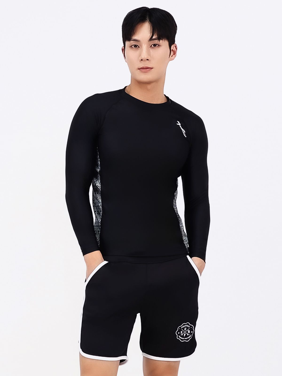 아쿠아티카(AQUATICA) 남성 래쉬가드 AQAMAG 상의+트렁크반바지