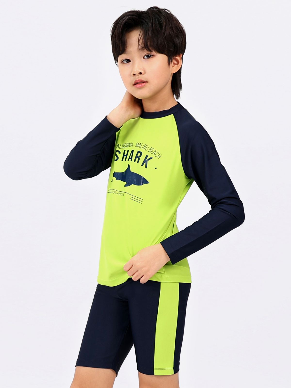 아쿠아티카 키즈(AQUATICA KIDS) 아동 래쉬가드 AQA314 스판수모3종세트