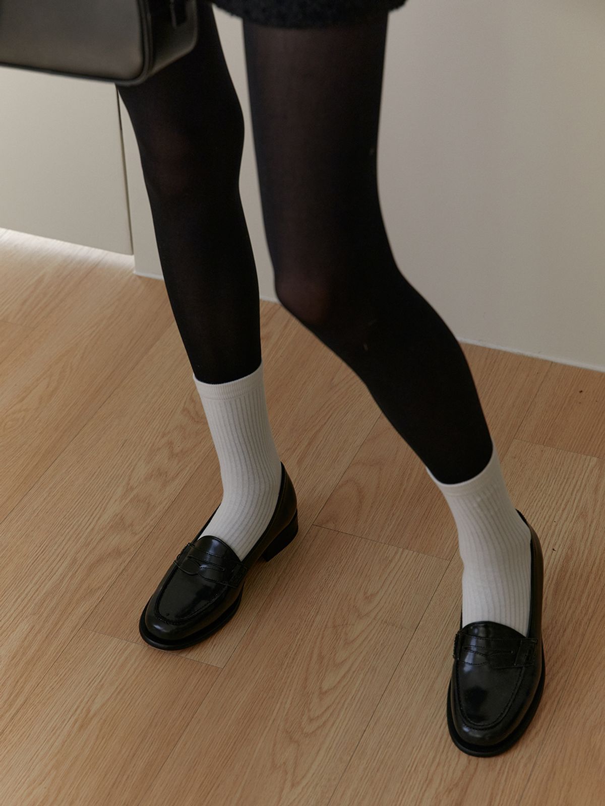 릴리슈(LILYSHOE) luden penny loafer_black