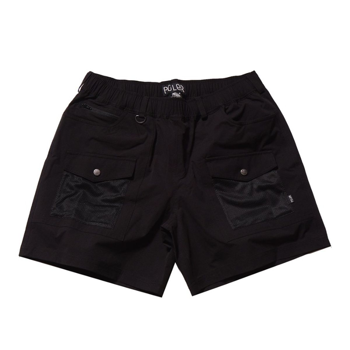 폴러스터프(POLERSTUFF) 2WAY BUSH SHORTS BLACK