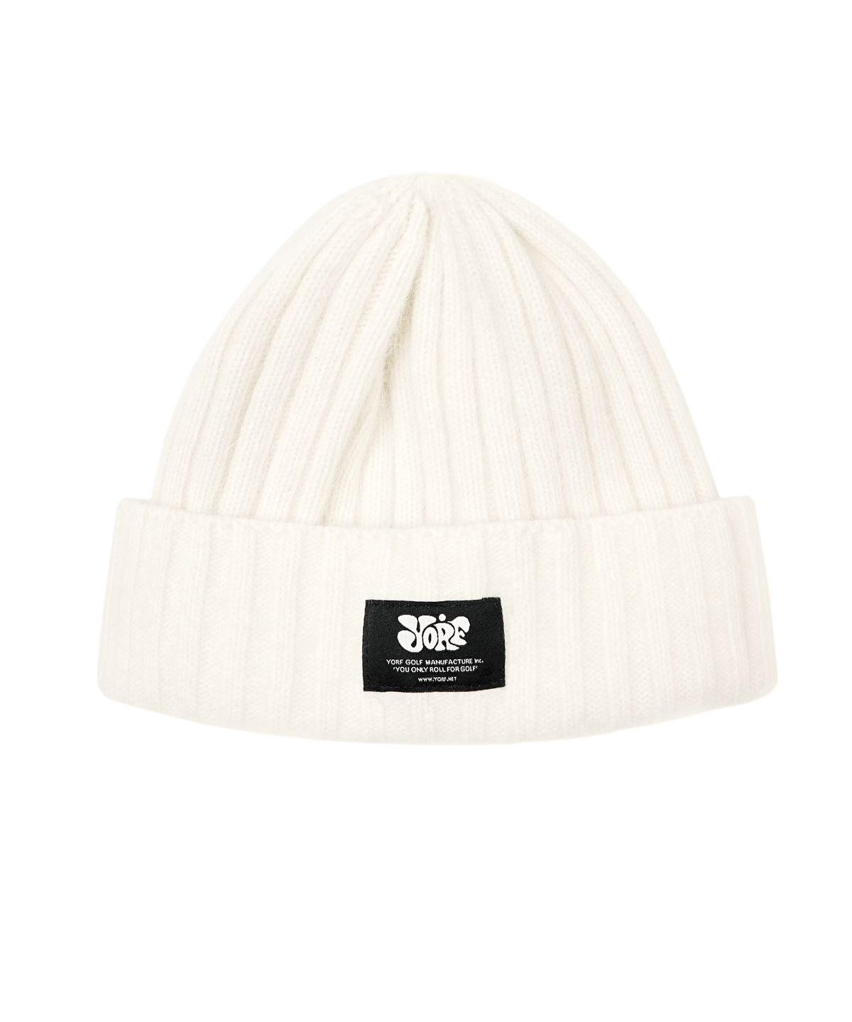 욜프(YORF) 22 AW ANGORA WOOL SHORT BEANIE WHITE