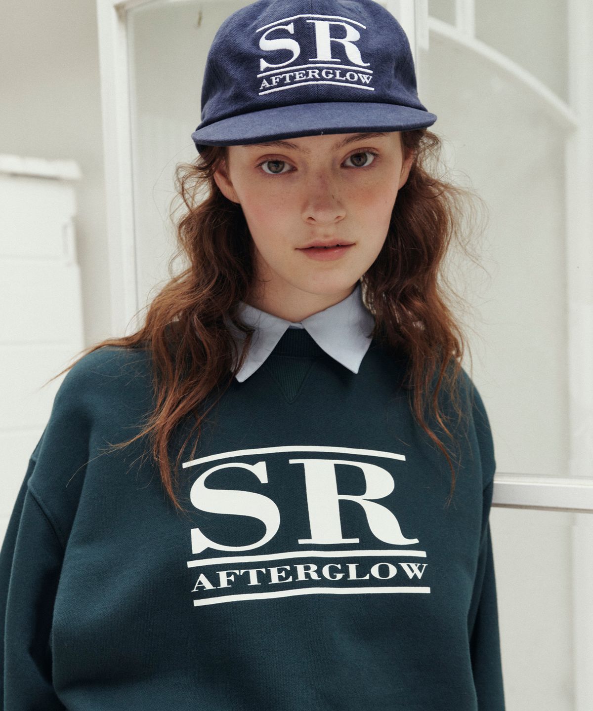 쏘이르(SO IR) SR LOGO CAP - NAVY