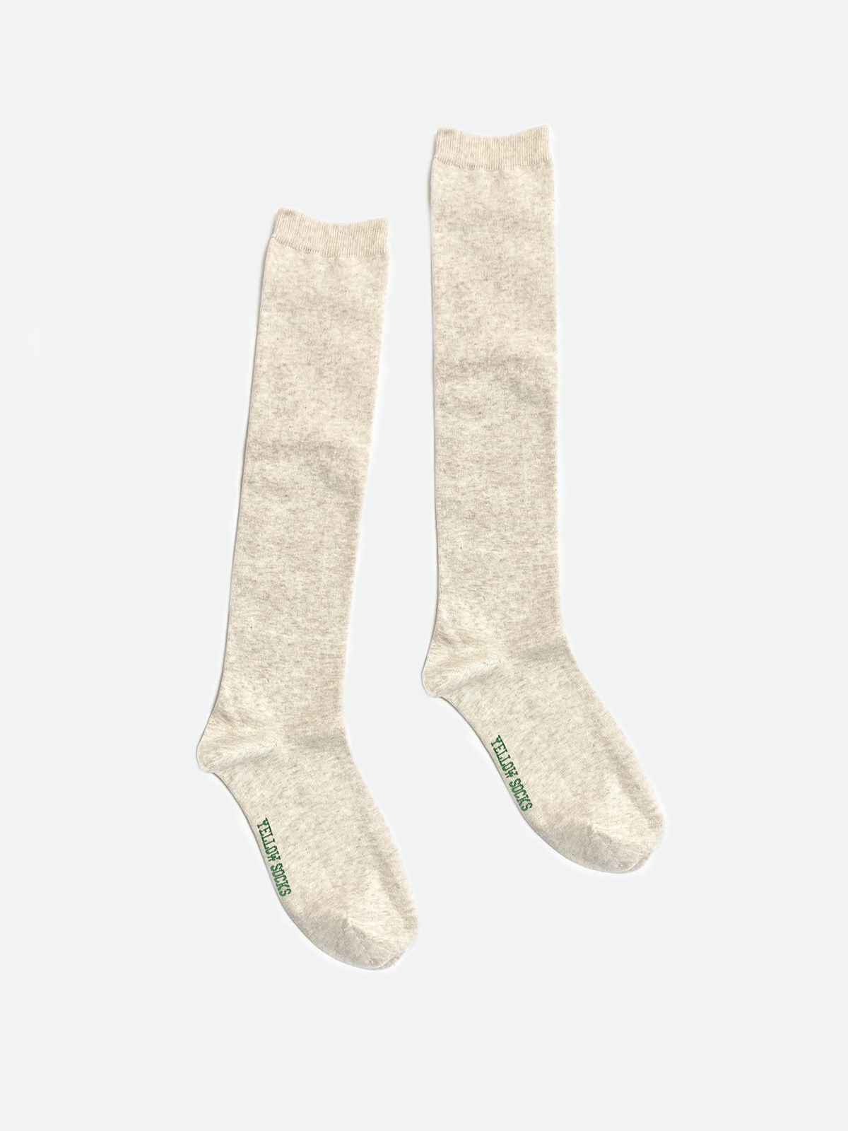 옐로우삭스(YELLOWSOCKS) 니삭스 오트밀