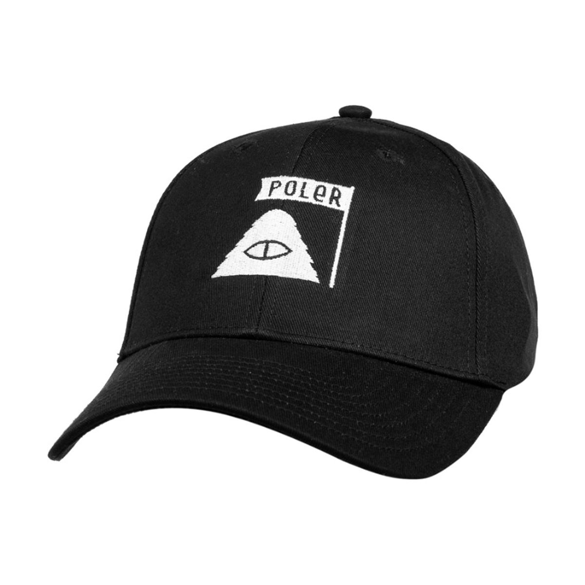 폴러스터프(POLERSTUFF) SUMMIT DAD HAT BLACK