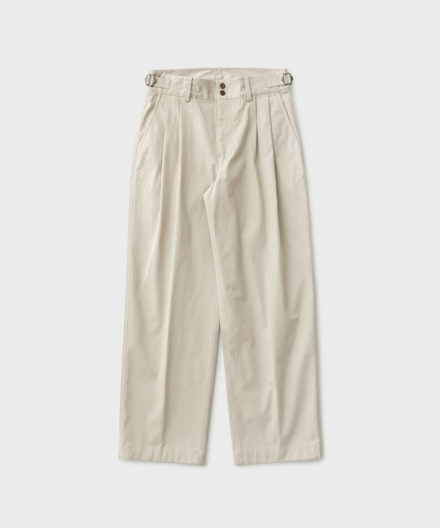 어나더 오피스(ANOTHER OFFICE) Santiago Officer Pants (Oat Milk