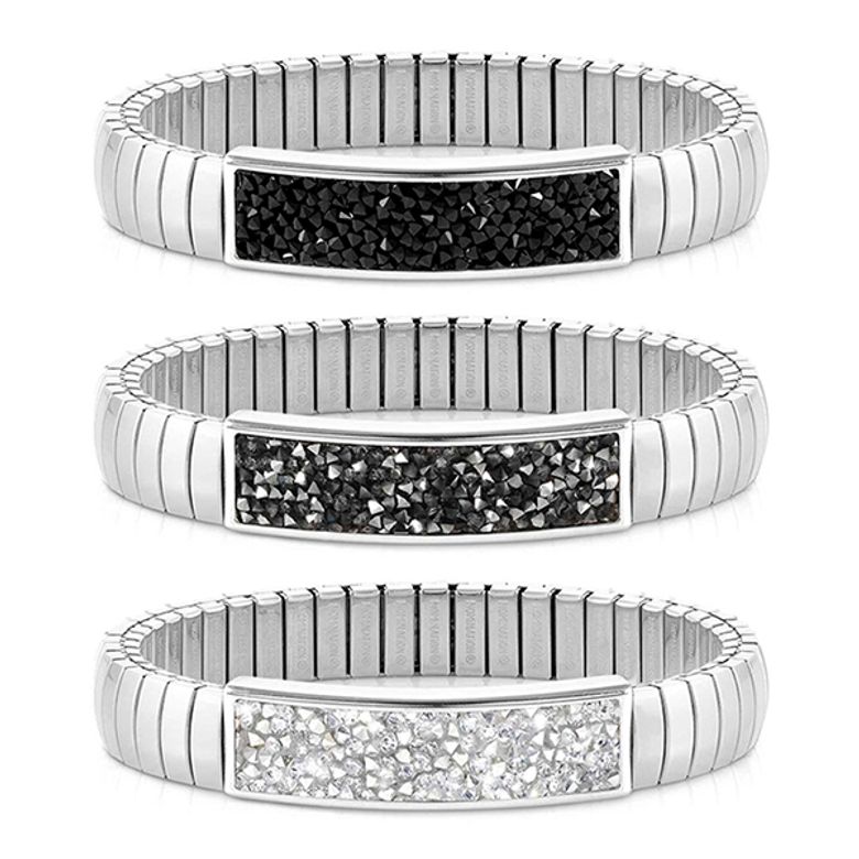 팔찌 익스텐션 글리터 (M) steel with crystals 043221 (택1)