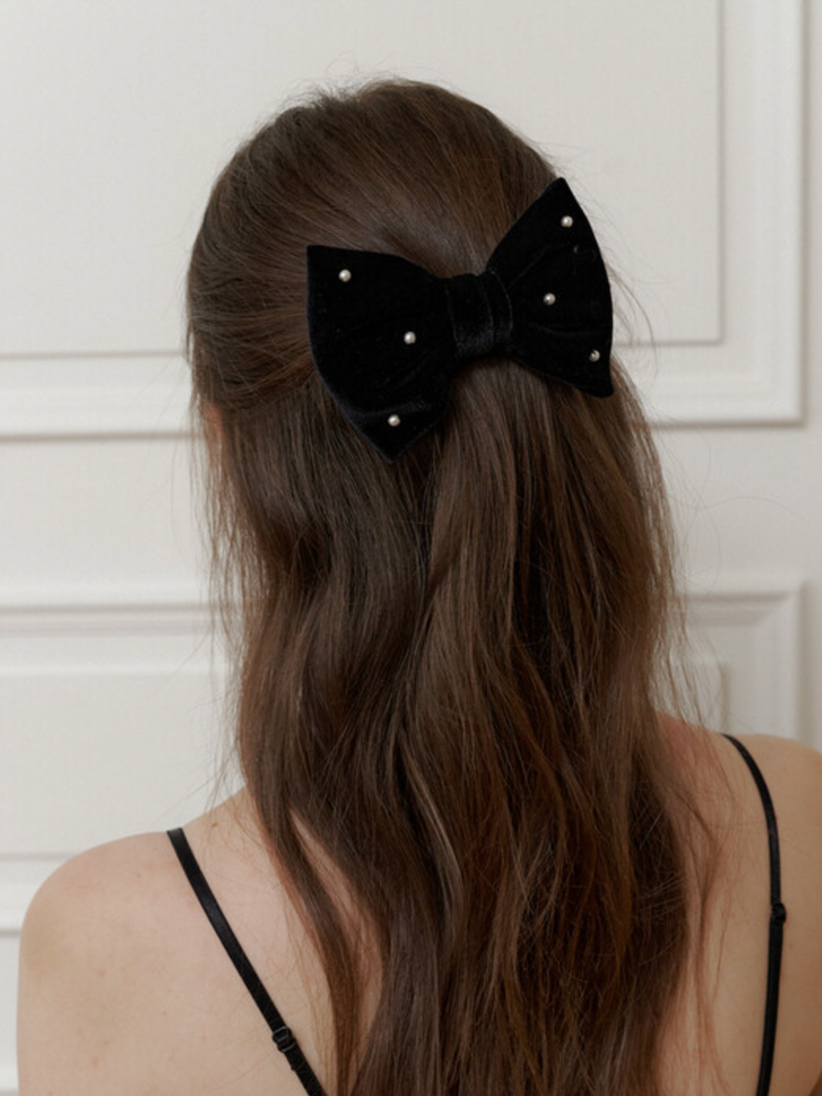 카인더베이비(KINDABABY) adorable pearl velvet ribbon