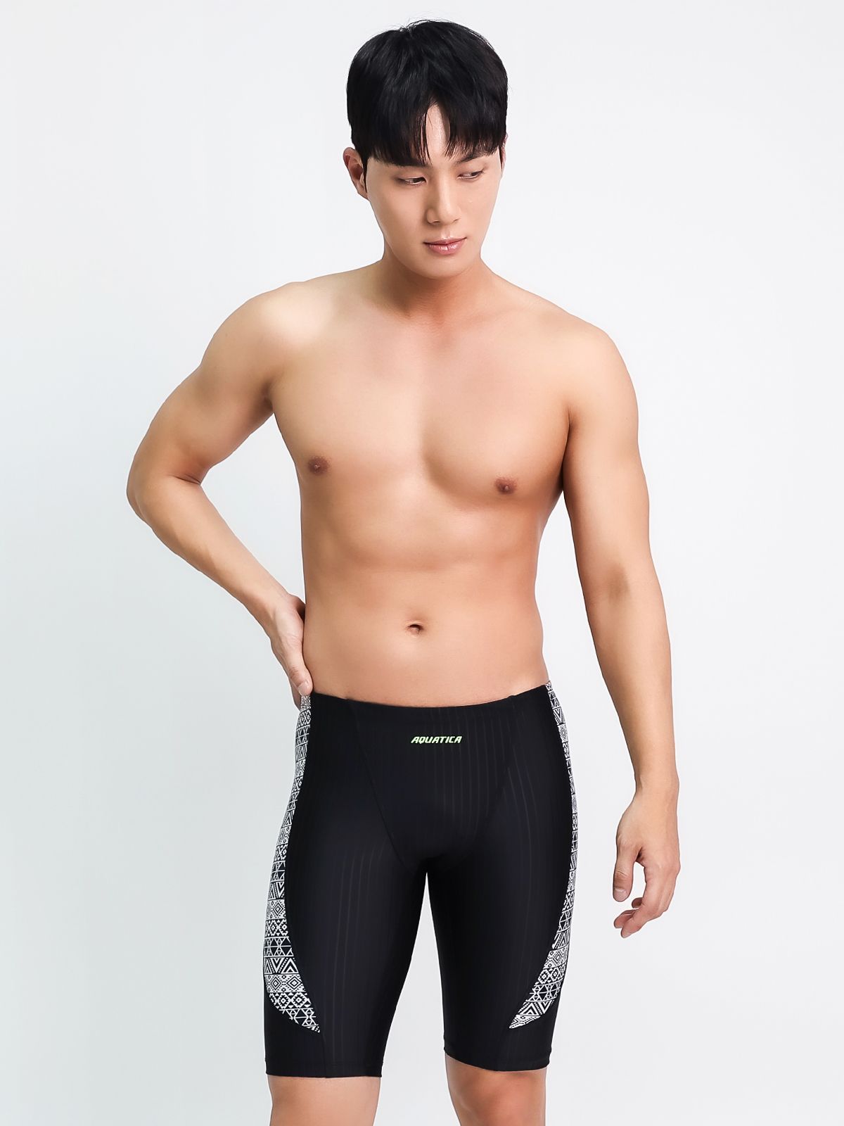 아쿠아티카(AQUATICA) 남성 실내수영복 BBF12 선수용수경6종세트