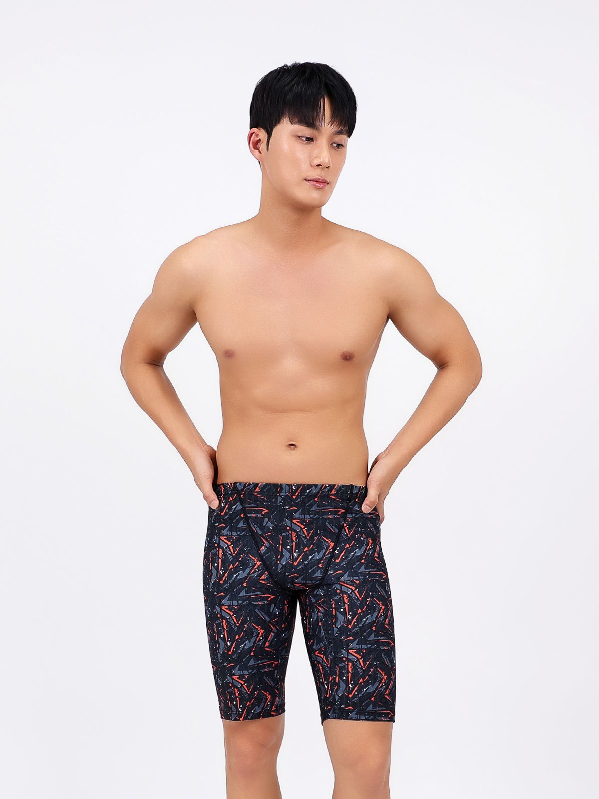 아쿠아티카(AQUATICA) 남성 실내수영복 BH10 선수용수경6종세트