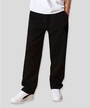 무지 기모 일자 트레이닝 팬츠