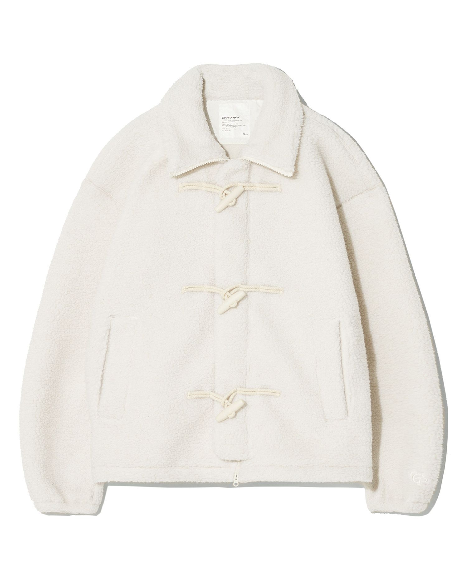 MUSINSA | Codegraphy Heavy Boa CGP Duffle Fleece Jacket_Cream