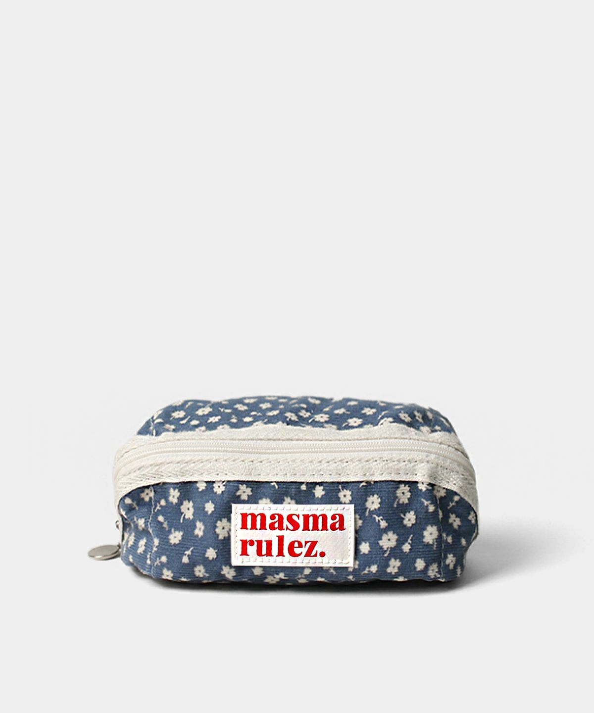 마스마룰즈(MASMARULEZ) 180도 Hapoom cosmetic pouch _ Flower navy