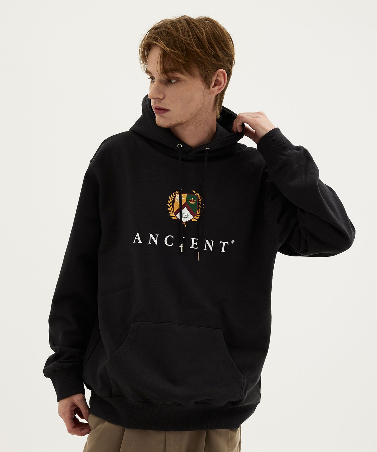 에인션트 유니온(ANCIENT UNION) Classic Pullover Hoodie Charcoal