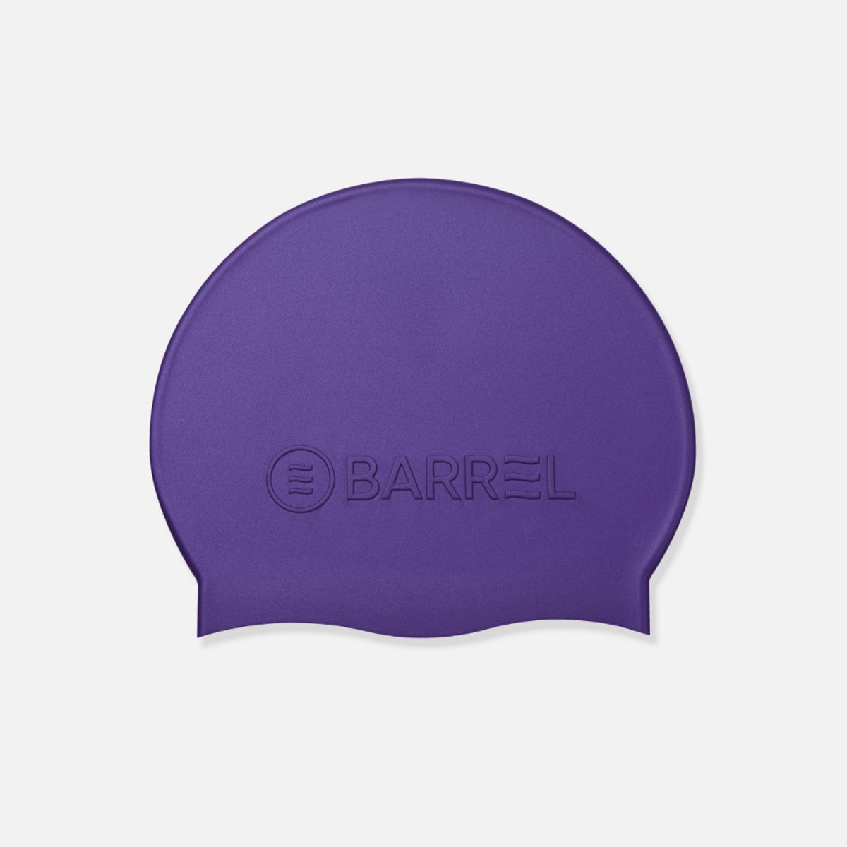 배럴(BARREL) 베이직 양각 실리콘 스윔 캡 딥퍼플 (B3SUASC001DPP)