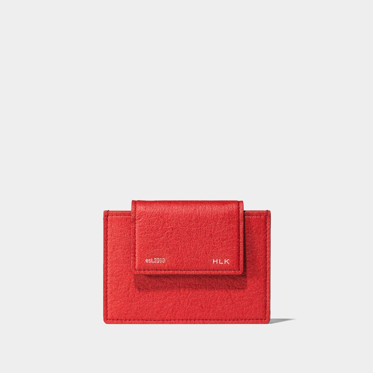 할리케이(HARLIEK) 세미 플립 카드지갑 / Sami Flip Card Wallet [Red]