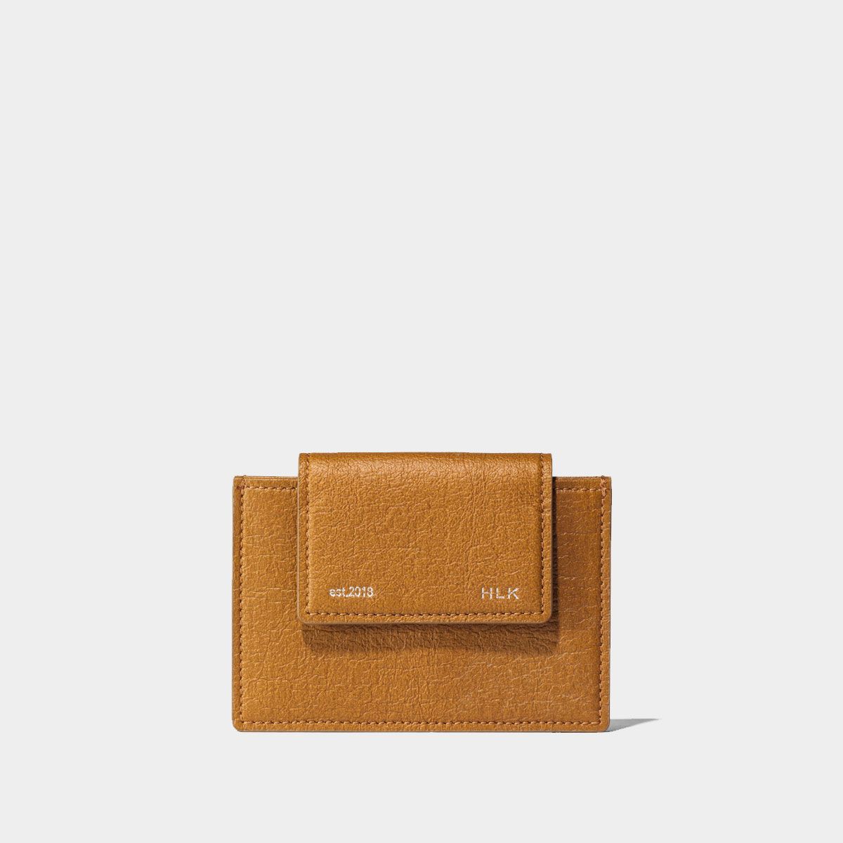 할리케이(HARLIEK) 세미 플립 카드지갑 / Sami Flip Card Wallet [Camel]