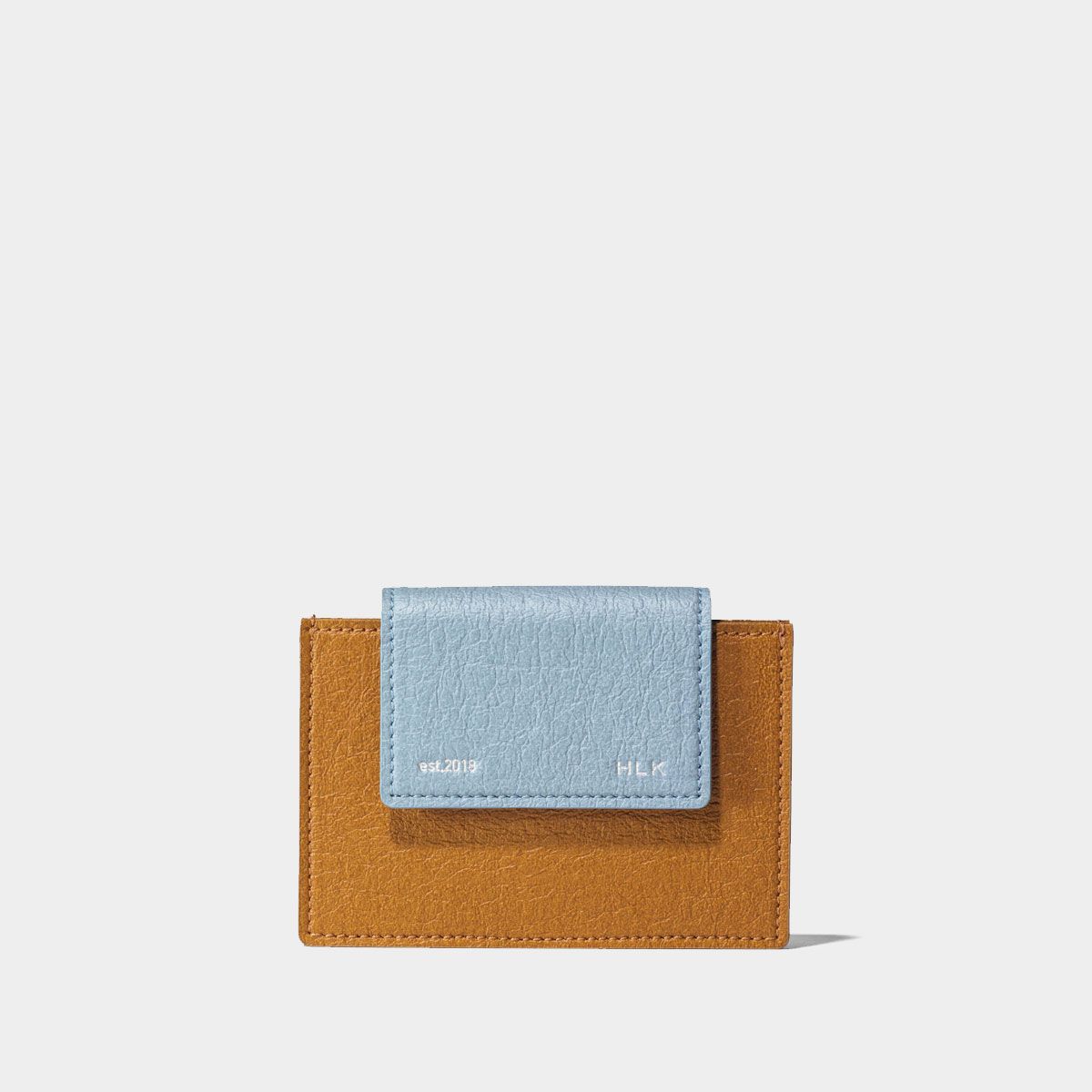 할리케이(HARLIEK) 세미 플립 카드지갑 / Sami Flip Card Wallet [Camel Blue]