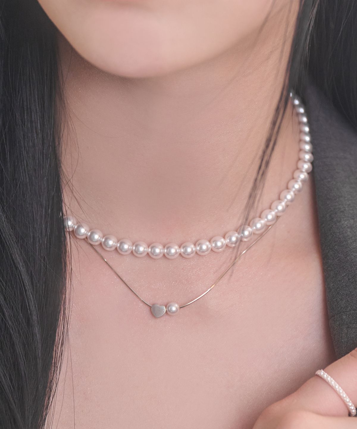 포스트루드(POSTLUDE) [SILVER] M P SV D BALL CHAIN N(2 COLORS)