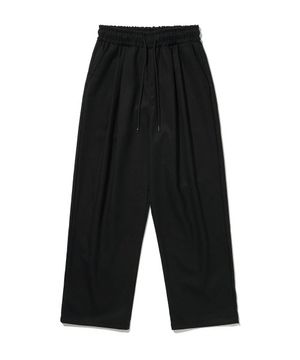 릴렉스드 투턱 와이드 슬랙스 (블랙)