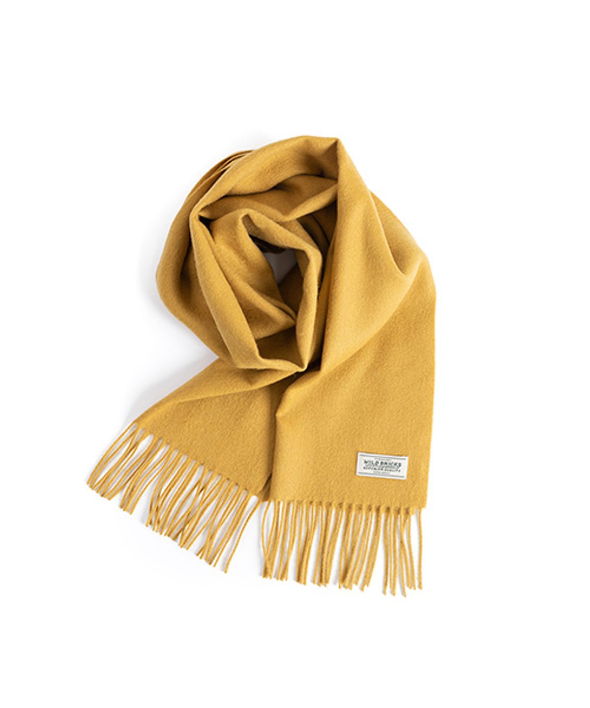 와일드 브릭스(WILD BRICKS) ES CASHMERE BLEND MUFFLER (mustard)