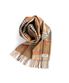 MD CHECK WOOL MUFFLER (beige)