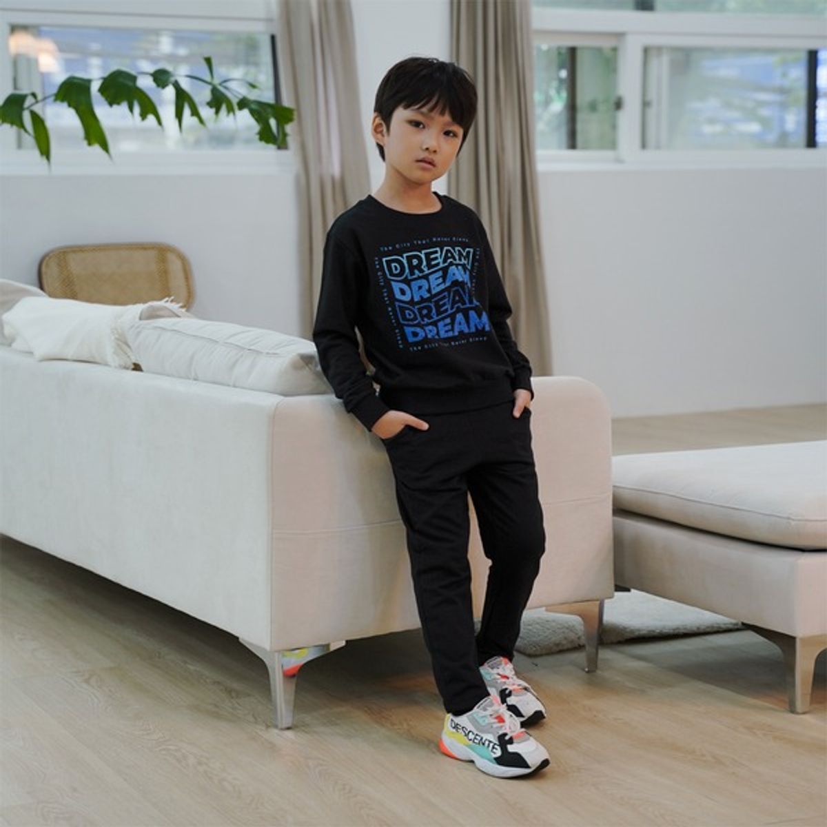 아쿠아티카 키즈(AQUATICA KIDS) 키즈 AQKT06 상의검정+하의검정