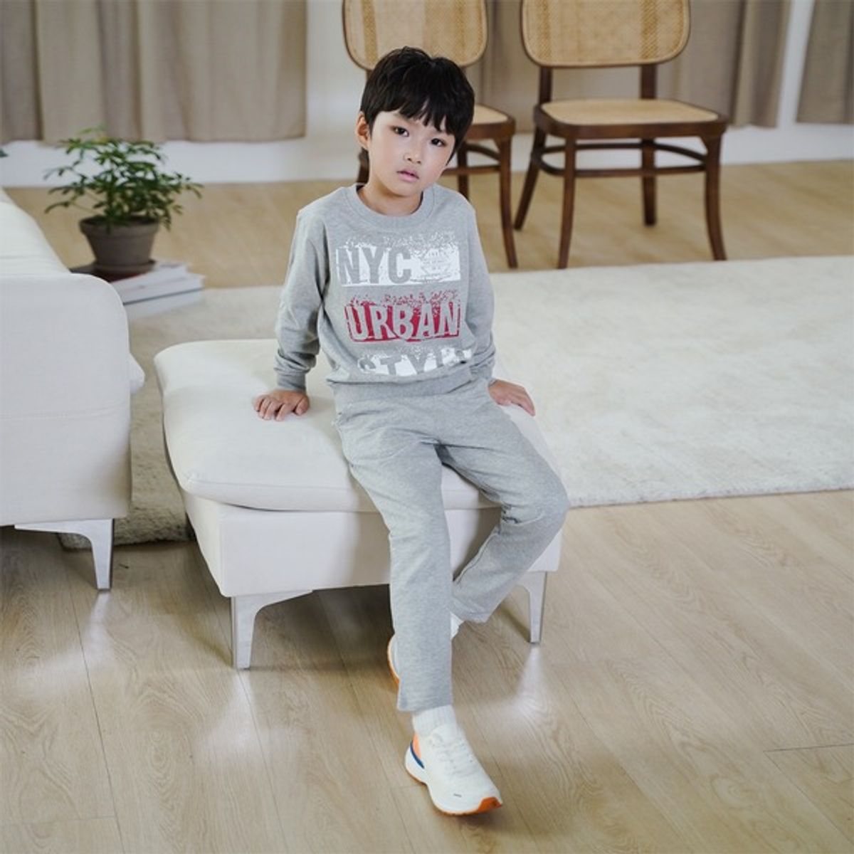 아쿠아티카(AQUATICA) 키즈 AQKT04 상의멜란지+하의멜란지