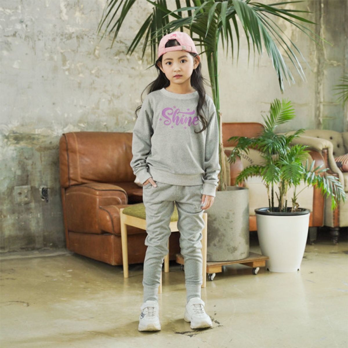 아쿠아티카 키즈(AQUATICA KIDS) 키즈 여아동복세트 AQKT11 멜란지