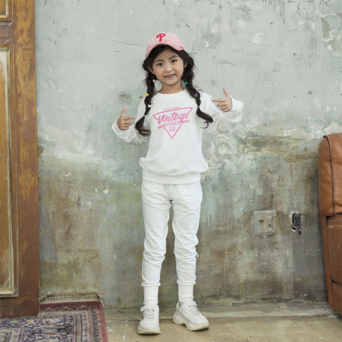 아쿠아티카 키즈(AQUATICA KIDS) 키즈 여아동복세트 AQKT13 화이트