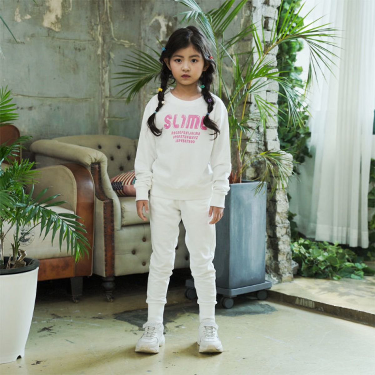 아쿠아티카 키즈(AQUATICA KIDS) 키즈 여아동복세트 AQKT12 화이트