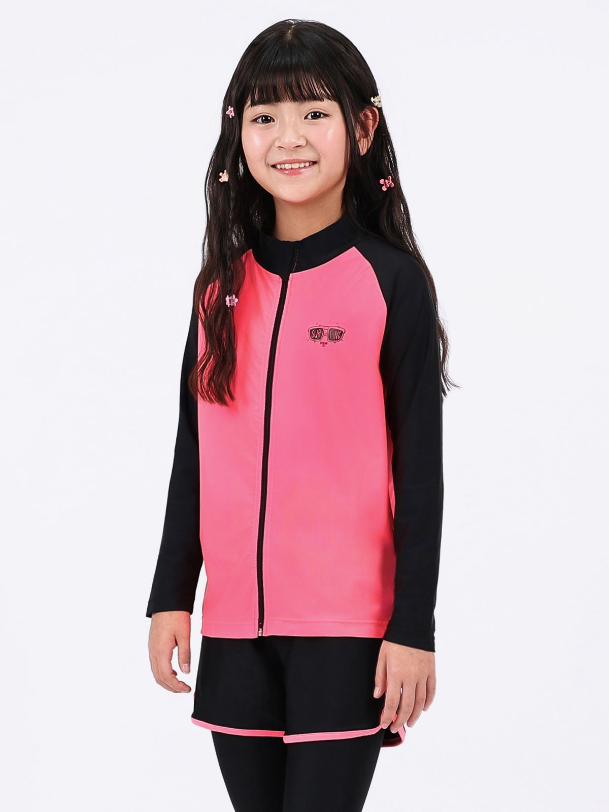 아쿠아티카 키즈(AQUATICA KIDS) 아동 래쉬가드 집업 AQA336 일반용수경5종세트