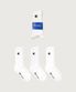 C로고 풀랭스 삭스 3PACK White