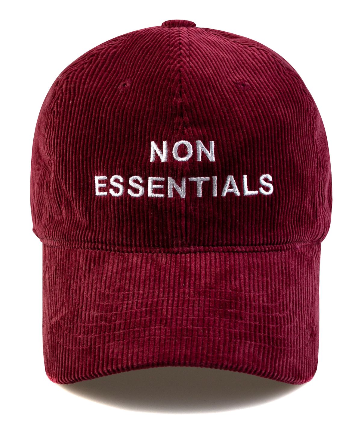 윅(WICK) NON ESSENTIALS 코듀로이 볼캡-버건디